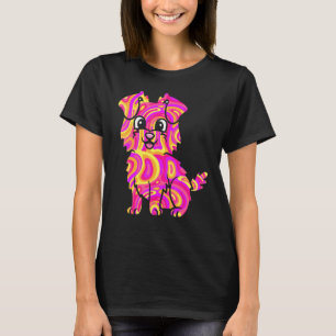 Tie Dye Psychedelic Dog Puppy Owner Pup Pet Trippy T-Shirt