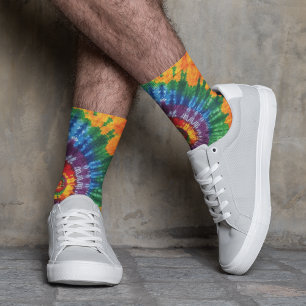 Tie Dye Psychedelic Pattern  Socks