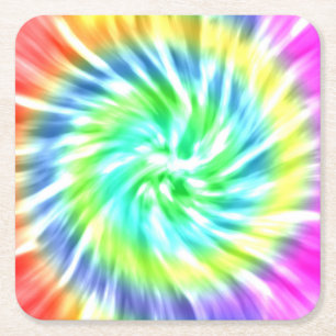 Tie Dye Pub Board Coaster