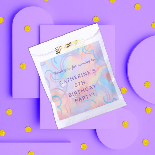 Tie Dye Rainbow Favour Bag (Creator Uploaded)