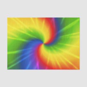 Tie Dye Rainbow Pattern Tissue Paper