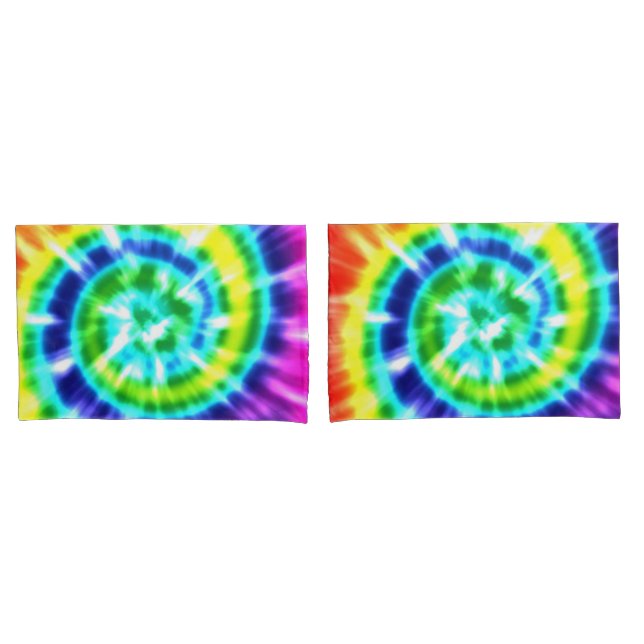 Tie Dye - Rainbow Pillowcase (Front-Set)