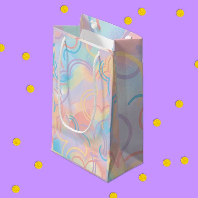 Tie Dye Rainbow Small Gift Bag (Creator Uploaded)