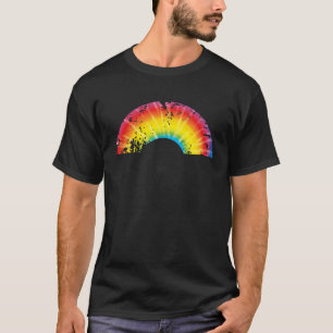 Tie Dye Rainbow Vintage Retro 80's Style T-Shirt