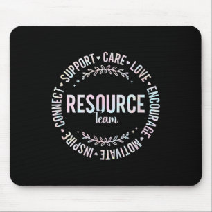 Tie Dye Resource Team Special Education Teacher Fo Mouse Pad