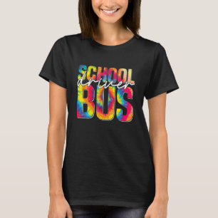 Tie Dye School Bus Driver Busman Men Women Busma T-Shirt