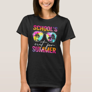 Tie Dye Schools Out For Summer Teacher Last Day Of T-Shirt