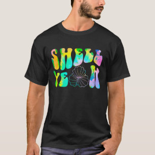 Tie Dye Sea Shell Yeah Hawaii Summer Vacation Part T-Shirt