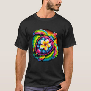 Tie Dye Sea Turtle Hawaiian Summer Vacation Hippie T-Shirt