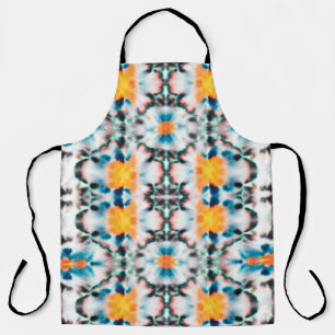 Tie Dye Seamless Pattern. Ethnic Abstract. Psyched Apron