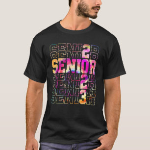 Tie Dye Senior Graduation Men Girl Class Of 2023 T-Shirt