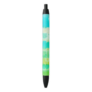 Tie Dye Shibori Painting Black Ink Pen
