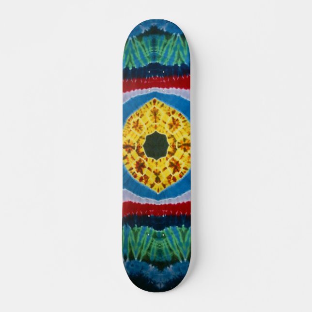 Tie Dye Skateboard - Eye Ball (Front)