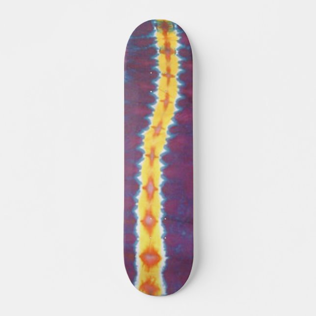 Tie Dye Skateboard - Star Stripe (Front)