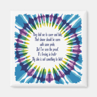 Tie-Dye Skin Pride Tee Magnet