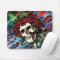 Tie Dye Skull with Roses