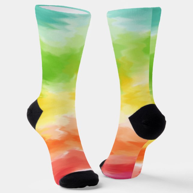 Tie Dye Socks (Angled)