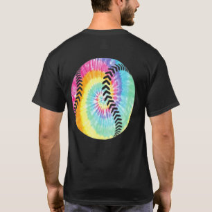 Tie Dye Softball Baseball Player Game Team Coach T-Shirt