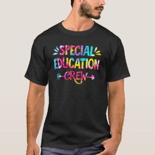 Tie Dye Special Education Crew Sped Squad Back To T-Shirt