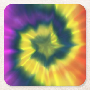 Tie-Dye Spiral - Coasters