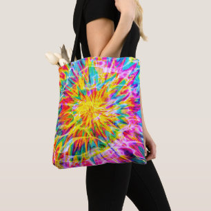 TIE DYE SPLASH TOTE BAG
