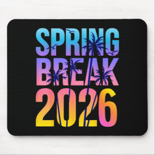 Tie Dye Spring Break Cruise Crew 2026 Family Mouse Pad