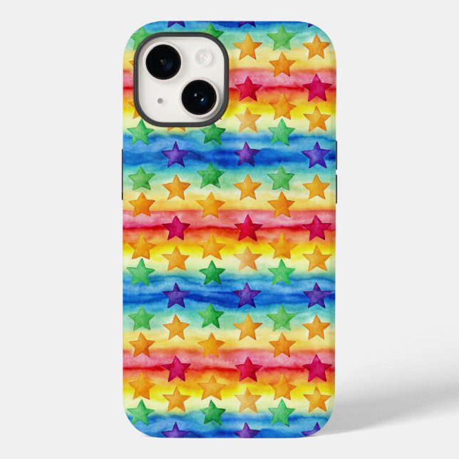 Tie Dye Stars Case-Mate iPhone Case (Back)