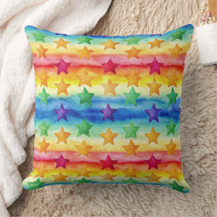 Tie Dye Stars Cushion