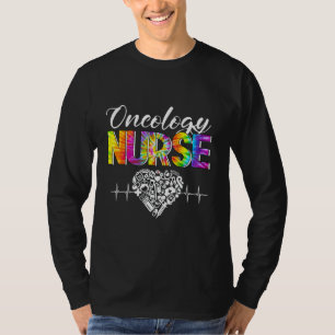 Tie Dye Stethoscope Oncology Nurse Day Nursing Scr T-Shirt