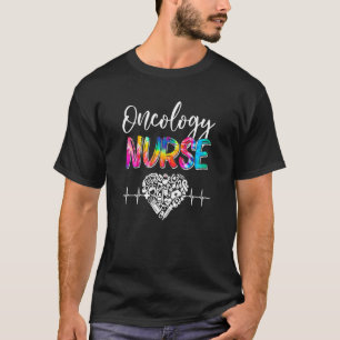 Tie Dye Stethoscope Oncology Nurse Day Nursing Scr T-Shirt