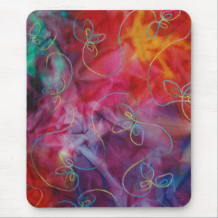 Tie-Dye Stitching Mousepad