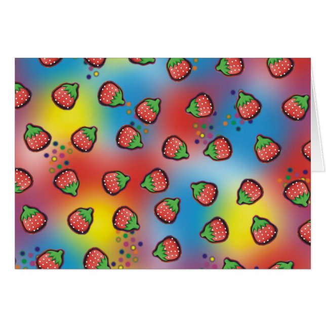 Tie Dye Strawberry Fields (Front Horizontal)