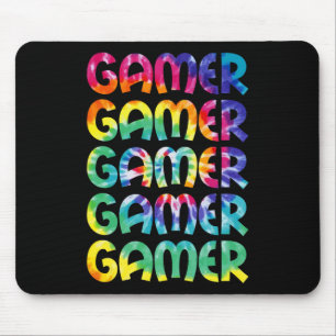 Tie Dye Style Gaming Video Game Men Boys Teens Mouse Pad