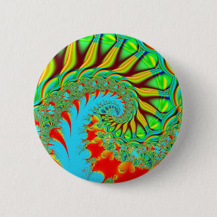 Tie Dye Swirl 6 Cm Round Badge