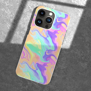 Tie Dye Swirl Pastel Groovy Case-Mate iPhone 14 Pro Case
