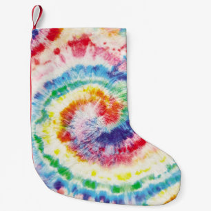 Tie Dye Swirl. Seamless Tiedye Pattern. Fabric Mu Small Christmas Stocking