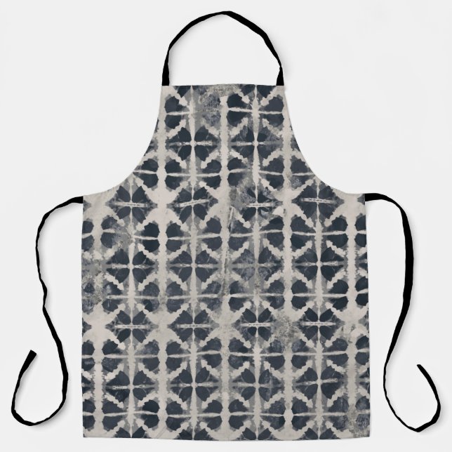 Tie dye texture creative repeat modern patternafri apron (Front)