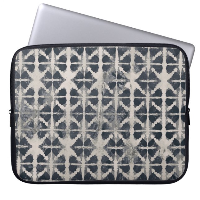 Tie dye texture creative repeat modern patternafri laptop sleeve (Front)