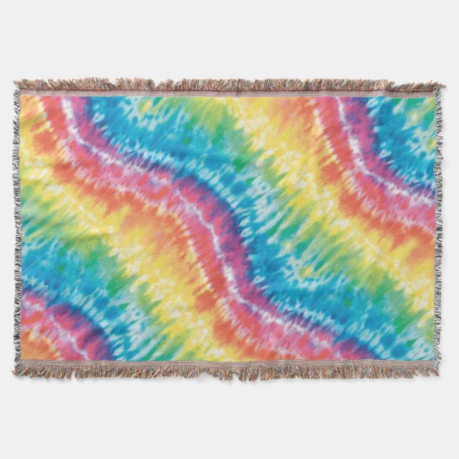 Tie Dye Throw Blanket (Front)