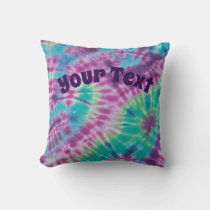 Tie-dye Throw Pillow - Personalise