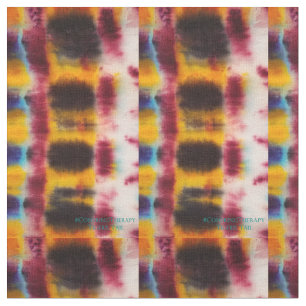 Tie-Dye Tiger's Tail fabric