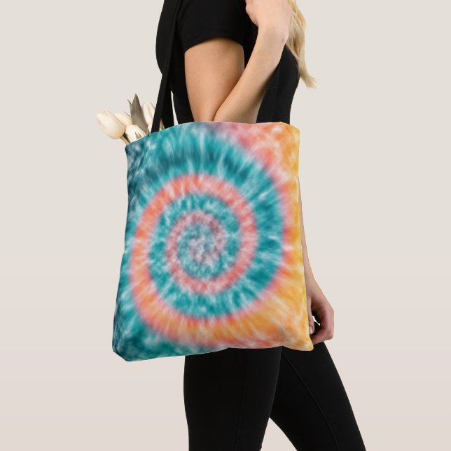 Tie Dye Tote Bag (Close Up)