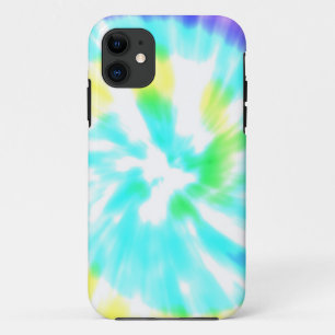 Tie dye watercolor pastels hipster ikat pattern iPhone 11 case