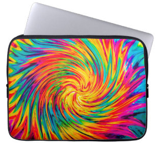 TIE DYE WIND ABSTRACT LAPTOP SLEEVE