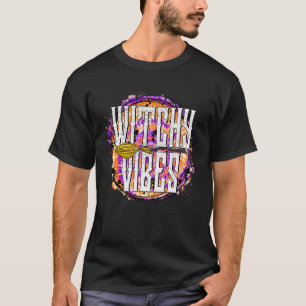 Tie Dye Witchy Vibes Halloween Women T-Shirt