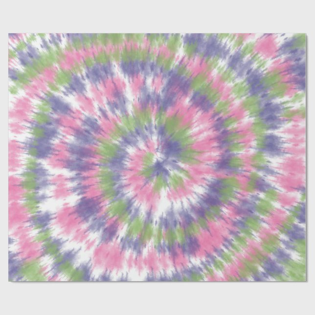 Tie Dye Wrapping Paper (Flat)