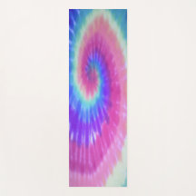 Tie-dye Yoga Mat Rainbow Spiral