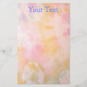 Tie Dyed Batik / Watercolor effect Stationery