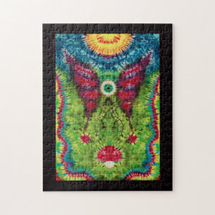 Tie Dyed "Flying Eyeball" Puzzle