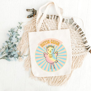 Tie-Dyed Hippie Chick Tote Bag